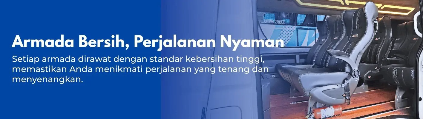 armada antar trans bersih dan nyaman